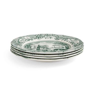 Heritage Green Italian Set of 4 Tea Plates